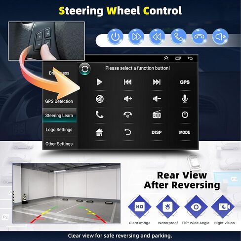 7'' Android Car Upgrade Stereo for Mazda B3000 B4000 1999-2009 Double Din in Kuwait