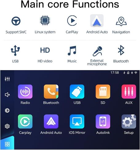 7" Linux IPS CarPlay Android Auto for BMW E46 3 Series 1999-2005 in Saudi Arabia