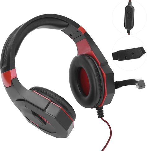 Pissente PC Gaming Headset with 50mm Drivers, 3.5mm Wired in Kuwait
