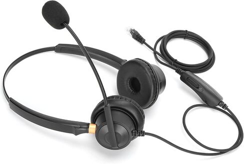 Pissente Binaural Headset with Noise Canceling Mic, RJ9 150Ω in Kuwait