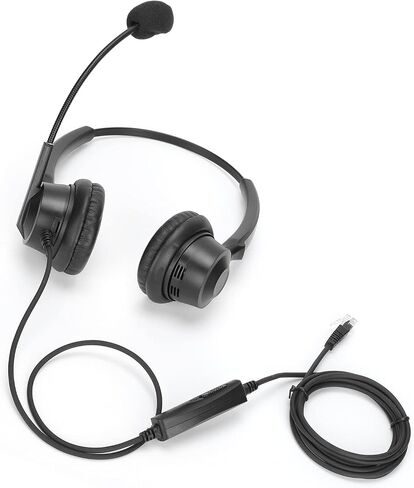 Pissente Binaural Headset with Noise Canceling Mic, RJ9 150Ω in Kuwait