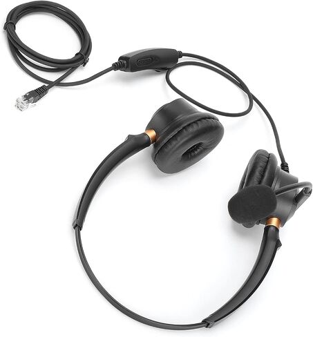Pissente Binaural Headset with Noise Canceling Mic, RJ9 150Ω in Kuwait