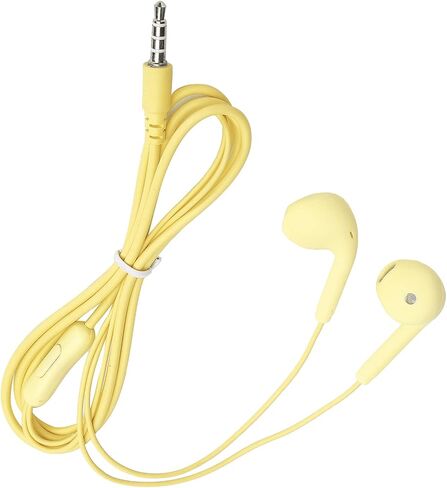 Pissente Wired Earphone 3.5mm, HiFi Music Headset with Mic Gray (Pink) in Kuwait