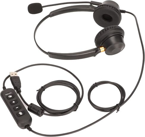 Pissente USB Business Headset ENC Noise Canceling, Binaural Wired in Kuwait