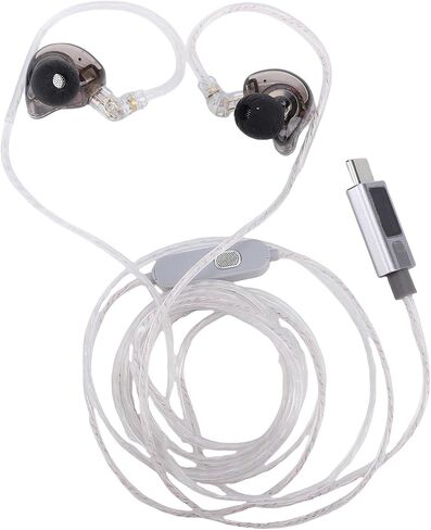 Pissente USB C Gaming Earbuds with Detachable 2Pin Cable HiFi Wired in Kuwait