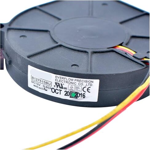 B127515BU 75mm Blower 75x75x15mm DC12V 0.80A Cooling Fan for 1U Case CPU Cooler in Kuwait