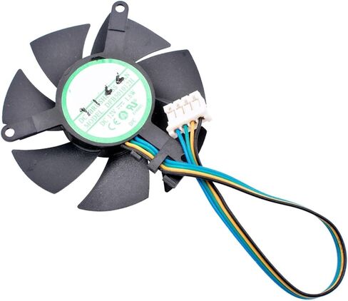 DFB501012H 47mm Diameter 39mm Pitch DC12V 1.6W 4pin Cooling Fan for Soft Router Aluminum Graphics Card in Kuwait