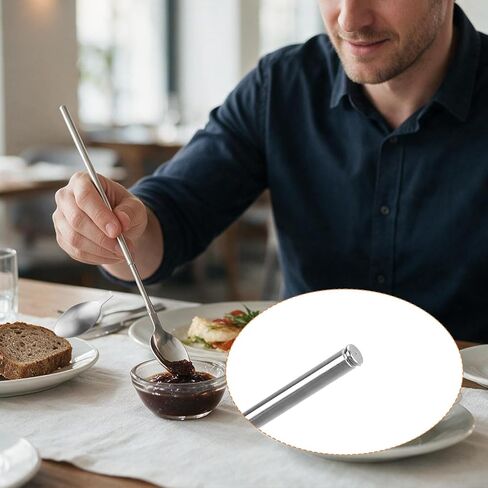 Stainless Steel Telescopic Spoon Comically Large Spoon Extendable Spoons in Saudi Arabia