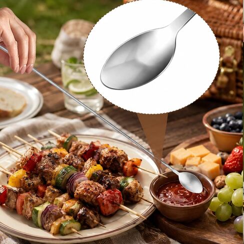 Stainless Steel Telescopic Spoon Comically Large Spoon Extendable Spoons in Saudi Arabia