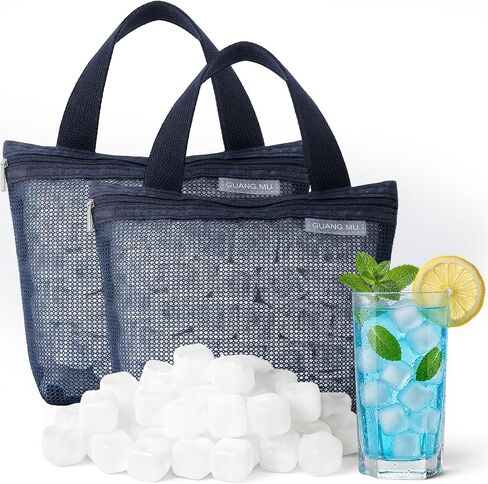 202 Pcs Reusable Ice Cubes for Coolers, BPA Free Refreezable Plastic Ice Cubes with Storage Bag for Drinks Whiskey Coffee Bars Outdoor Party Baths Enthusiasts in Saudi Arabia