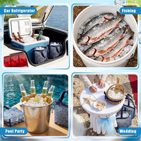 202 Pcs Reusable Ice Cubes for Coolers, BPA Free Refreezable Plastic Ice Cubes with Storage Bag for Drinks Whiskey Coffee Bars Outdoor Party Baths Enthusiasts in Saudi Arabia