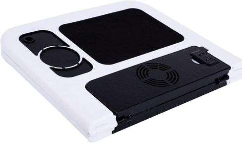 Foldable Laptop Tray Desk with Dual Fans and Mouse Platform in Kuwait
