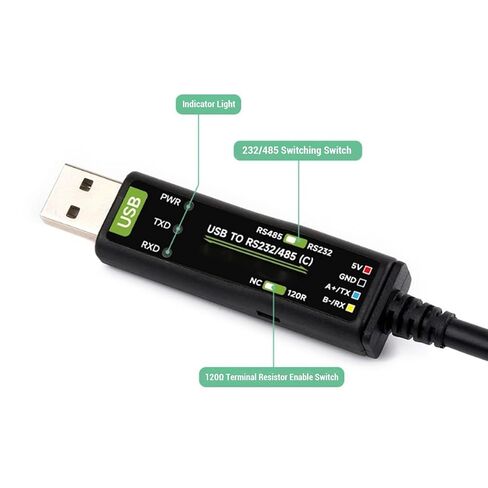 USB to RS232 RS485 Adapter Cable, FT232RNL Chip, 2m in Kuwait
