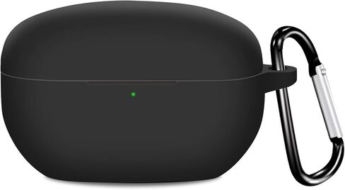 حافظة USTIYA لهاتف Sony WF-1000XM5 حافظة سيليكون واقية مع غطاء سلسلة مفاتيح (أسود) in Kuwait