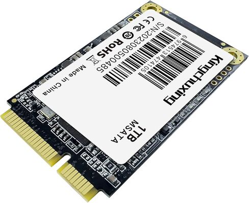 2 تيرابايت 1 تيرابايت 512 جيجابايت 256 جيجابايت 128 جيجابايت mSATA SSD Mini SATA III 6 جيجابايت/ثانية محرك أقراص الحالة الصلبة الداخلي، 3D NAND، متوافق مع الكمبيوتر المحمول Ultrabook Desktop PC (1000، جيجابايت) in Kuwait