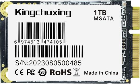 2 تيرابايت 1 تيرابايت 512 جيجابايت 256 جيجابايت 128 جيجابايت mSATA SSD Mini SATA III 6 جيجابايت/ثانية محرك أقراص الحالة الصلبة الداخلي، 3D NAND، متوافق مع الكمبيوتر المحمول Ultrabook Desktop PC (1000، جيجابايت) in Kuwait
