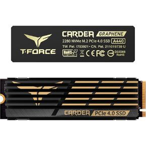 TEAMGROUP T-Force G50 1TB SLC Caching 3D TLC NAND NVMe InnoGrit PCIe Gen4x4 M.2 2280 Gaming SSD with Ultra-Thin Graphene Heat Spreader Works with PS5 Read/Write 5000/4800 MB/s TM8FFE001T0C129 in Saudi Arabia