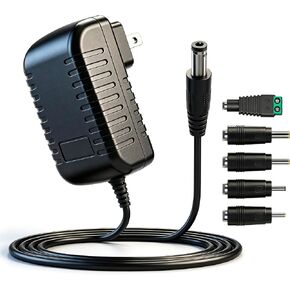 6V DC Power Supply, 6Volt 2A AC Power Adapter with 5 DC Plug, 5.5mm x 2.5mm in Saudi Arabia