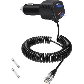 for Uniden LRDACRJ1148 Radar Detector Coiled Cord for R8w R8 R7 R4w R4&More in Saudi Arabia