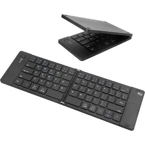 Rii RK808 Foldable Bluetooth Keyboard with Touchpad in Saudi Arabia