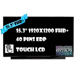 Replacement Touch LCD for Lenovo FRU 5D11P86181 P/N SD11P86186 LCD Screen 15.3" FHD+ 40 Pins LED On-Cell Display Touch Panel (for Touch Screen Only) By KrystalPix in Saudi Arabia