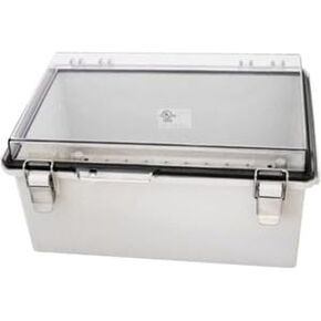 #US 1PC PTQ-11064-C Box-Lid Enclosure, Fiberglass, Clear Cover, in Saudi Arabia