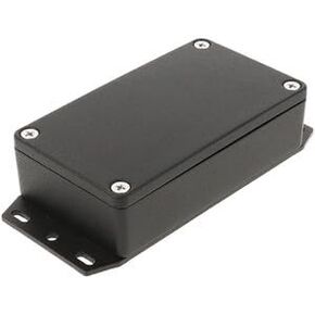 #US 1PC 1550Z106FBK Black Watertight Flanged Diecast Enclosure in Saudi Arabia