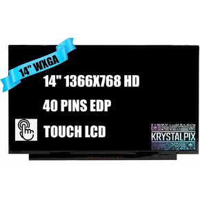 New KrystalPix LCD Display FITS- Replacement Touch LCD for HP Chromebook N93342-001 14" WXGA LCD 40 pins Display Panel HD 1366x768 (Only for Touch) in Saudi Arabia