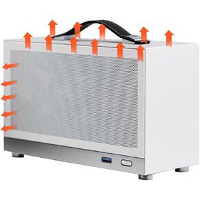 ITX Case PC Computer Case Aluminum Alloy Suitcase in Kuwait