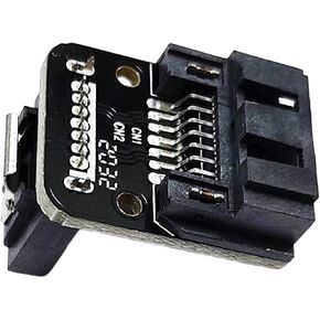 90 Degree Angled SATAs 6Gbps 7Pin Female to 7Pin Male Adapter for Desktops Mainboard Motherboards Motherboards Adapter in Saudi Arabia