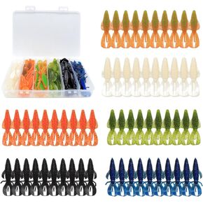 Soft Fishing Lures Floating Worm Baits Lifelike Slow Sinking Design Bass in Saudi Arabia