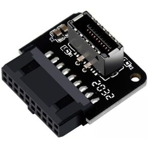 USB 3.0 Type C Adapter Mainboard Internal Header Adapter 24Pin Type to Type C Female Right Angle 90 Degree Extension Connector Suitable for in Saudi Arabia