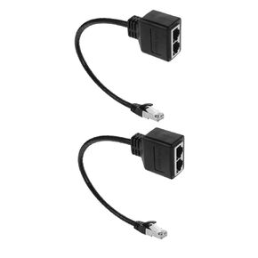 Homoyoyo Rj45 Ethernet Splitter Adapter 2pcs for Dual Device Connections in Saudi Arabia