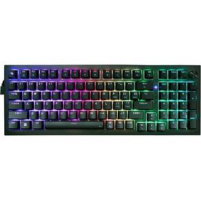 iBUYPOWER MK9 Pro RGB Mechanical Gaming Keyboard with Hotswap Linear Switches, Custom aRGB Lighting, Detachable USB-C Cable, Gasket Mounted PCB, Solid Black in Saudi Arabia
