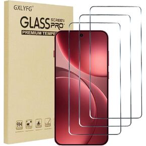 3 Pack Tempered Glass Screen Protectors Compatible with OPPO FInd X9 Pro, Anti Scratch, Bubble Free, 9H Hardness in Saudi Arabia