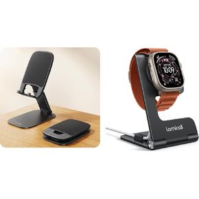 Lamicall Foldable Apple Watch Stand + Phone Stand in Saudi Arabia