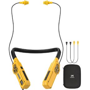 MIPEACE Neckband Bluetooth Headphones, 2-in-1 Around The Neck Work Headphones-OSHA Approved Earbuds w/Built-in Speakers,ENC,100+Hrs Playtime,4 EQ Modes for Bluetooth Hearing Protection Mowing Safety in Saudi Arabia