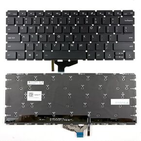 US Backlit Laptop Keyboard for Framework 13 FRANBKENA1130400YY, Black, QWERTY, Windows 2nd Gen, Reduced Key Noise in Saudi Arabia