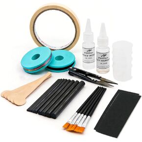 FishTrip Fishing Rod Repair Kit Complete Carbon Fiber for Rod Building in Saudi Arabia