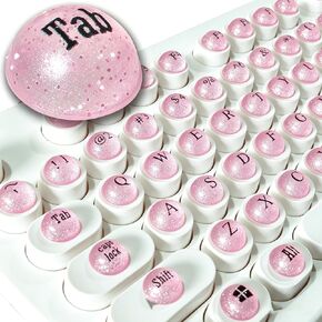 100 Pcs Glass Silicone Nail Art Typing Stickers, Clear Glass Long Nail Keyboard Cover, Reusable Adhesive Protective Nail Stickers for Laptop, PC, Desktop in Kuwait
