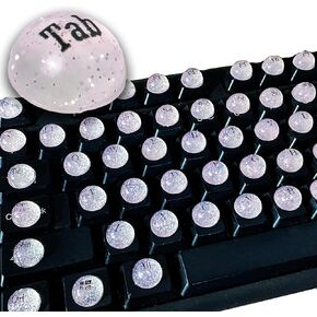 128 Pcs Keyboard Keys Gap Expander for Long Nails Typing and Gaming, ​​Full Self-Adhesive Symbolic and Alphanumeric Silicone Keys for Keyboards and Laptops (Cylinder - 128-key) in Saudi Arabia