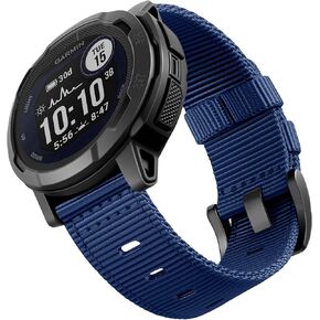 GEAK 22mm Rugged Nylon Strap Compatible with Garmin Instinct Watch Band-Outdoor Sport Adjustable Replacement Wristband Compatible for Instinct 2 Instinct 3 45mm, Instinct Solar, Tactical, Tide Esports in Saudi Arabia
