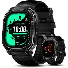 AMAZTIM Smart Watch with GPS, Rugged Outdoor Fitness Watch, 5 ATM & IP69K in Saudi Arabia