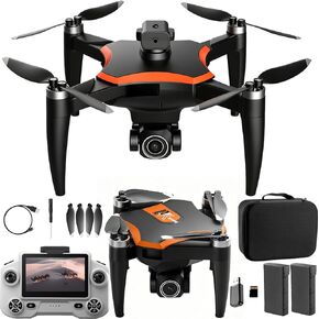 Foldable Drone with Camera FPV Mini RC Quadcopter for Beginners, Orange in Saudi Arabia