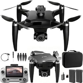 Foldable Drone with Camera FPV Mini RC Quadcopter for Beginners, Black in Saudi Arabia