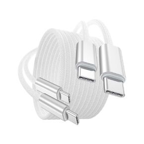 15FT USB C Fast Charge & Data Cable Long 2-PK,USBC 220W for Apple,Sam/Sung in Saudi Arabia