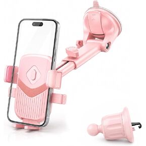 Pink Phone Holder for Car,2 in 1 Pink Car Phone Holder for 7-11" Width in Saudi Arabia