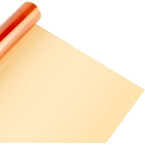Meking 15.7 x 39 in Light Filters Film, Lighting Gel Filter Orange 1/4 CTO in Saudi Arabia