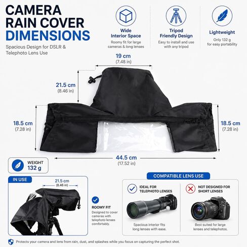 Camera Rain Cover for Panasonic LUMIX LUMIX GH7 2024-2026 in Kuwait