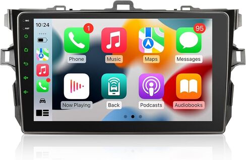 Car Radio Stereo for Toyota Corolla 2009 2010 2011 2012 2013, 9 Inch Touch Screen Wireless CarPlay Android Auto, GPS AM FM Radio/SWC Bluetooth Linux in Kuwait